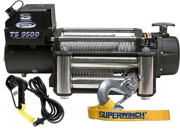 Superwinch -Tiger Shark 9500 12V, 1595200 winch – TowExperts