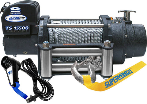 superwinch winch-tiger shark 15500 12v, 1515200