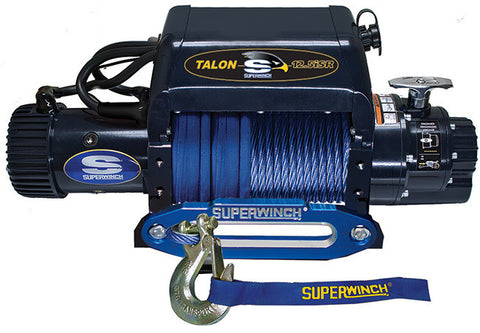 superwinch winch-talon 12.5i sr 12v, 1612211  synthetic rope