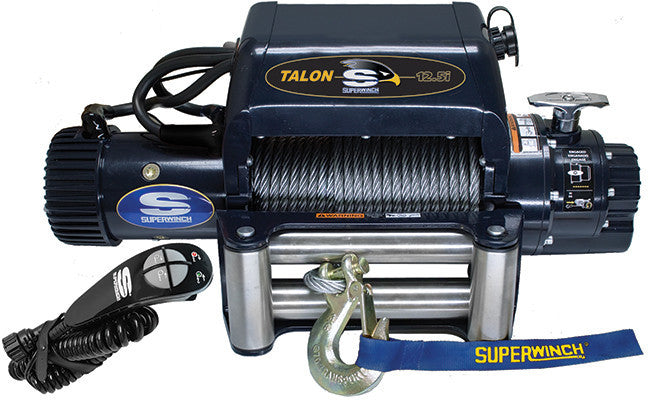 integrated superwinch talon 12.5i is a perfect fit for electric winch with synthetic

