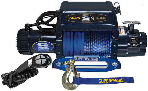 superwinch winch-talon 9.5 i sr 12v, 1695211  synthetic rope